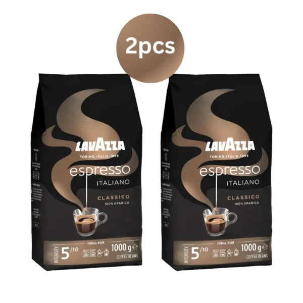 Lavazza espresso italiano classico 1kg2pcs Available in AN Retail Foodstuff Trading in Dubai