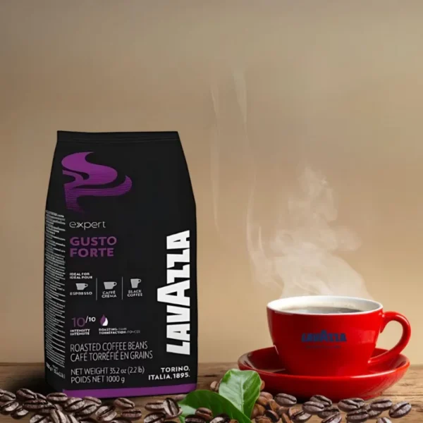 Lavazza Expert Gusto Forte 2pcs 1kg Coffee Beans Intense Dark Roast for Espresso - Image 4